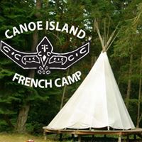 Canoe Island French Camp logo