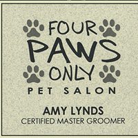 Four Paws Only Pet Salon logo
