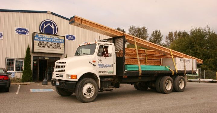 A Locally Owned Lumber Yard logo