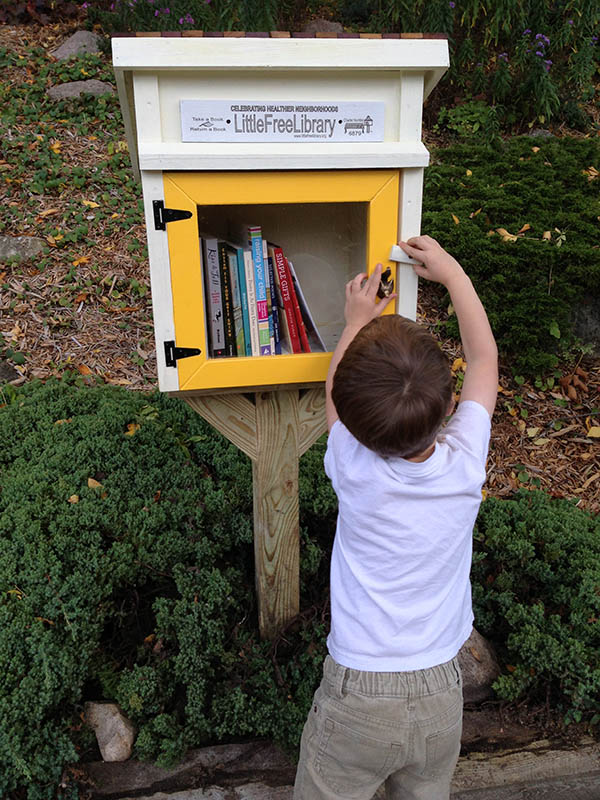 Little Free Library Sandy Point logo