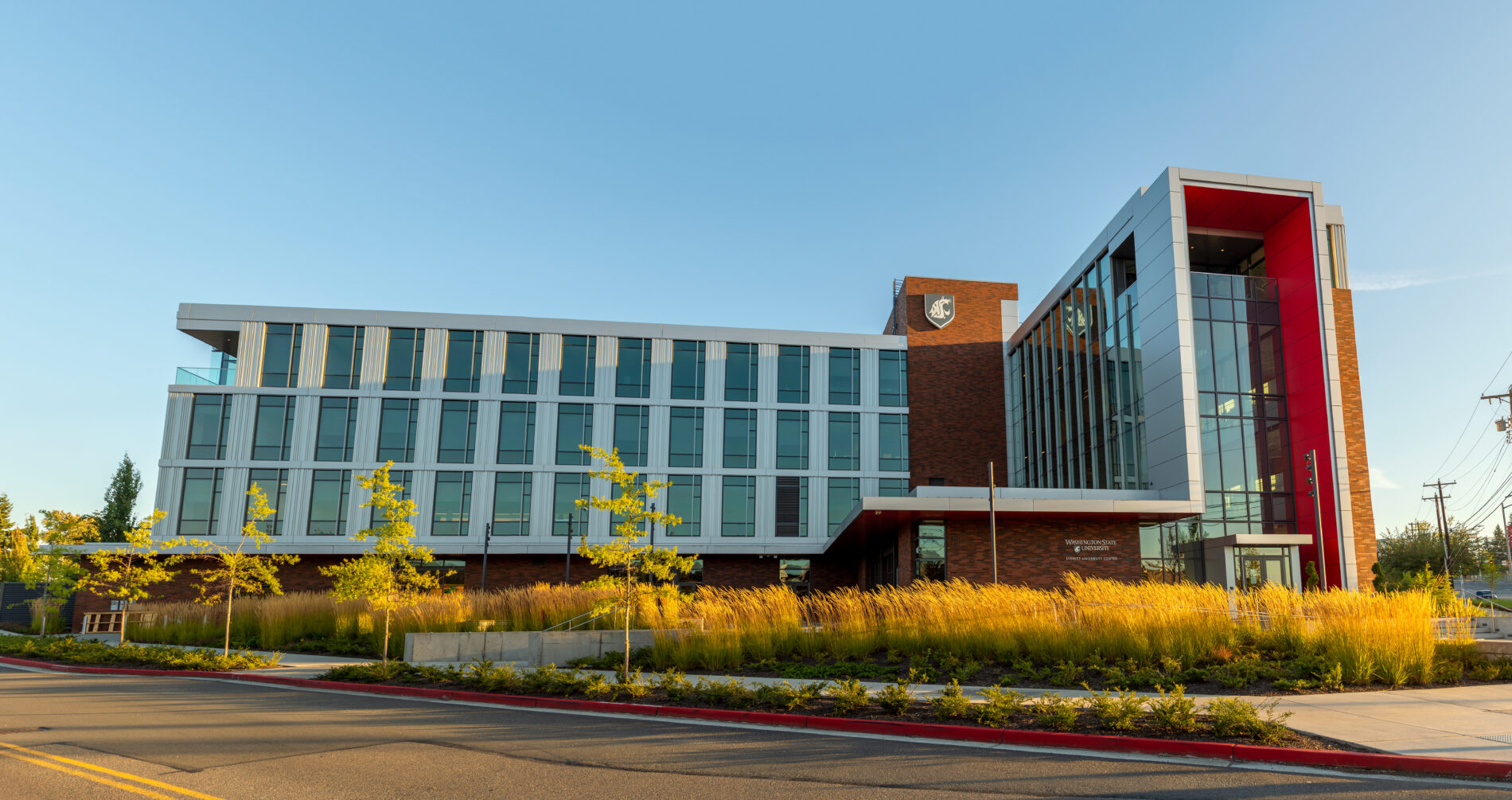 Washington State University Everett logo