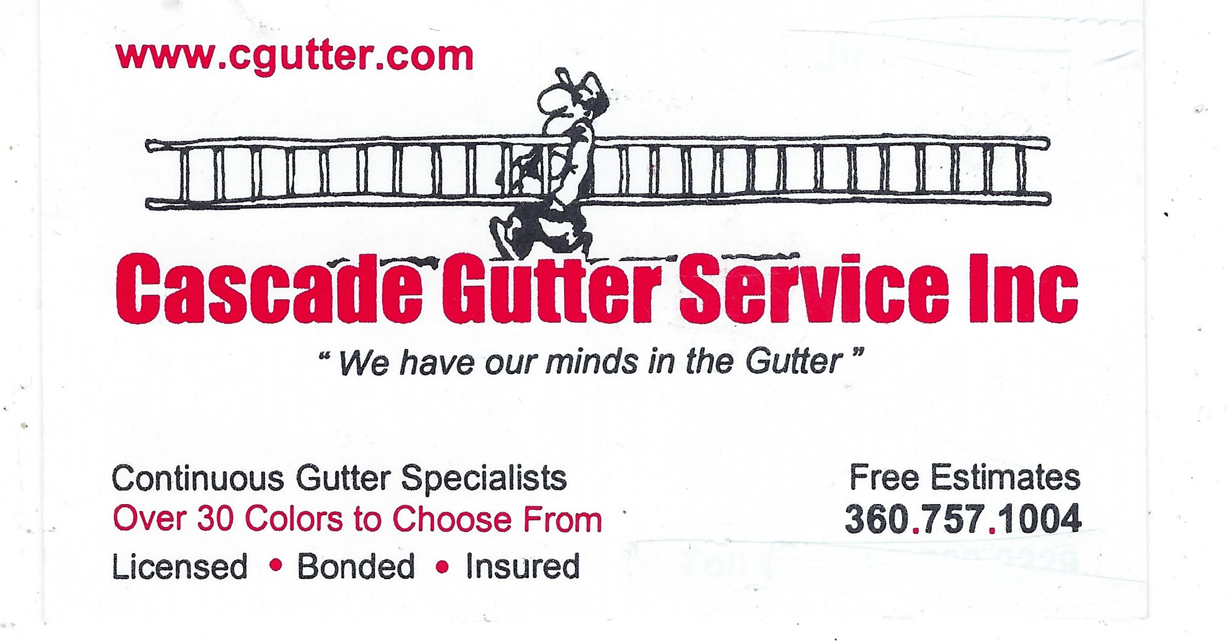 Cascade Gutter Service Inc logo