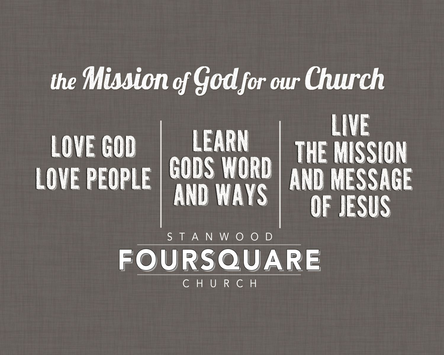 Stanwood Foursquare Church - Stanwood, WA | Skagit Directory