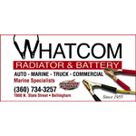 Whatcom Radiator & Battery logo