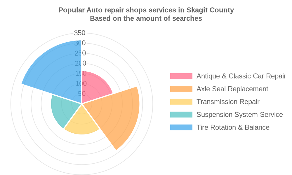 Popular services provided by auto repair shops in Skagit County