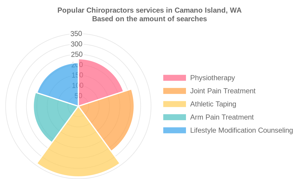 Popular services provided by chiropractors in Camano Island, WA