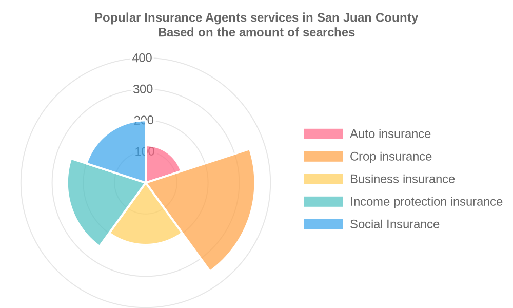 Popular services provided by insurance agents in San Juan County