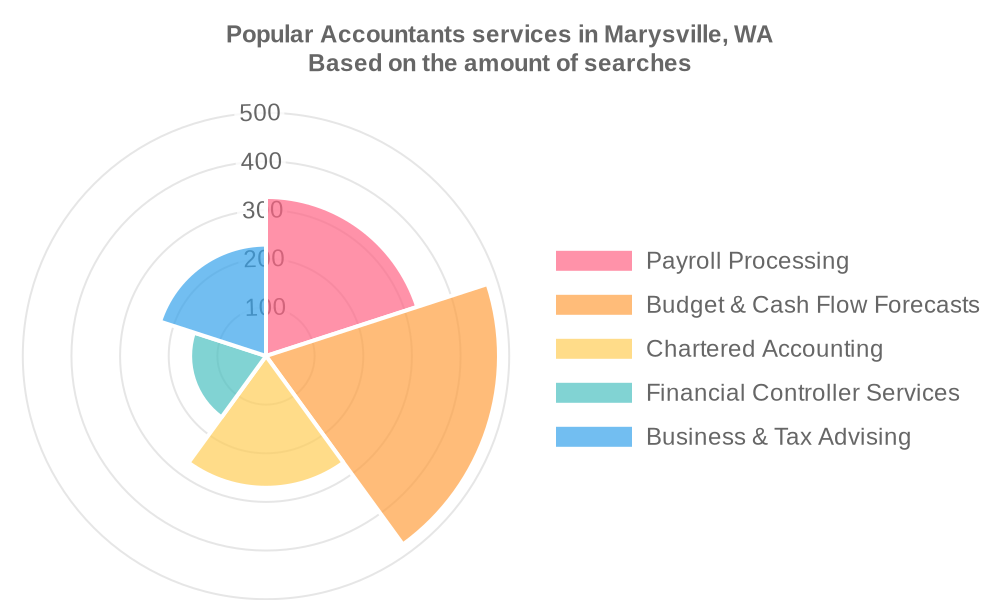 Popular services provided by accountants in Marysville, WA