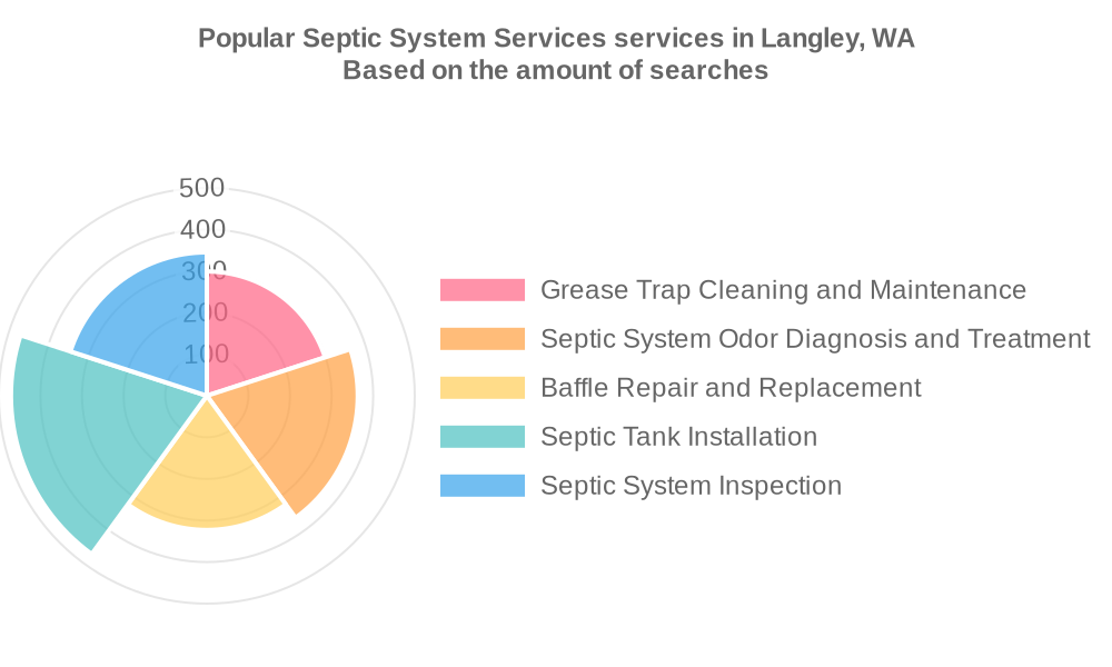 Popular services provided by septic system services in Langley, WA