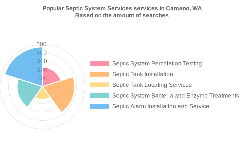 Popular services provided by septic system services in Camano, WA
