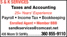 Print Ad of S & K Services
