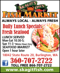 Print Ad of Skagit's Own Fish Market