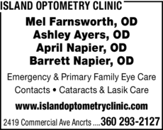 Print Ad of Island Optometry Clinic