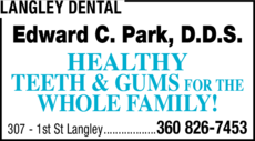 Print Ad of Langley Dental