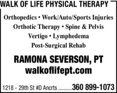Print Ad of Walk Of Life Physical Therapy