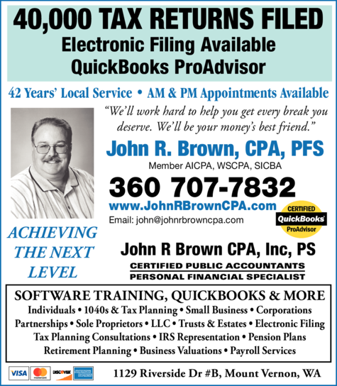 Print Ad of Brown John R Cpa Inc Ps