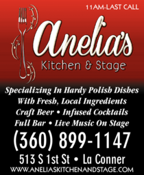 Print Ad of Anelia's Kitchen & Stage