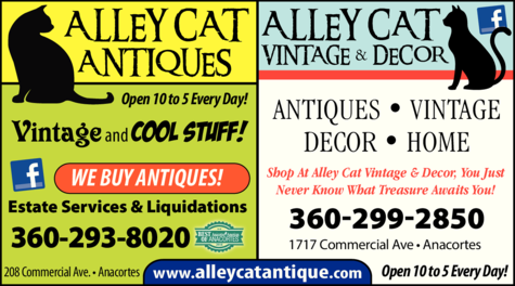 Print Ad of Alley Cat Antiques