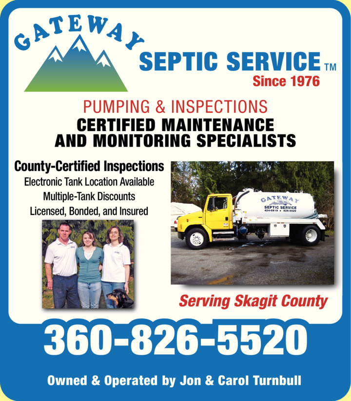 Print Ad of Gateway Septic Service