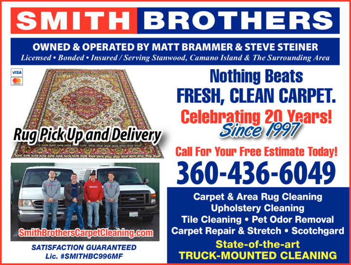 Print Ad of Smith Brothers Carpet Cleaning Inc