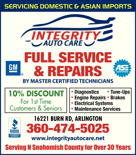 Print Ad of Integrity Auto Care Llc