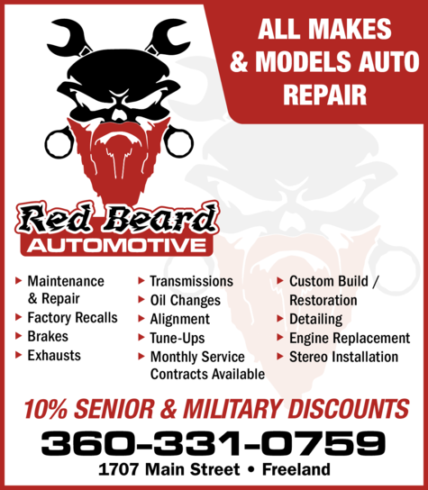 Print Ad of Red Beard Automotive