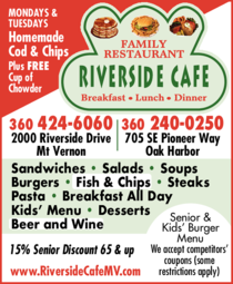 Print Ad of Riverside Cafe