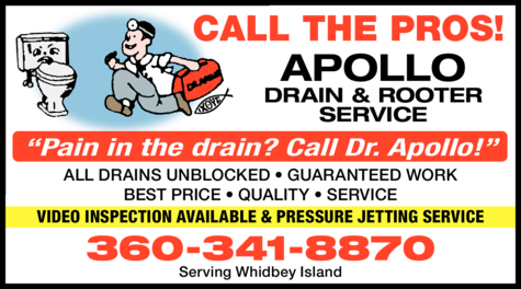 Print Ad of Apollo Drain & Rooter Service