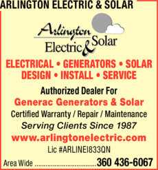 Print Ad of Arlington Electric & Solar
