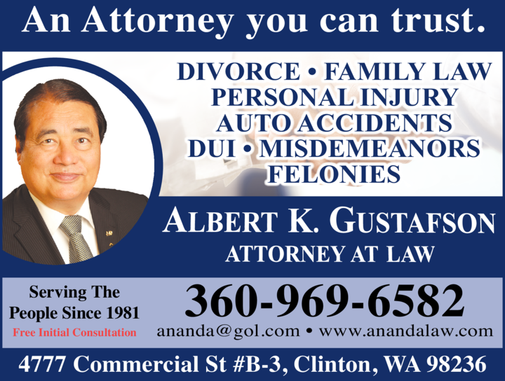 Print Ad of Albert K Gustafson Attorney At Law