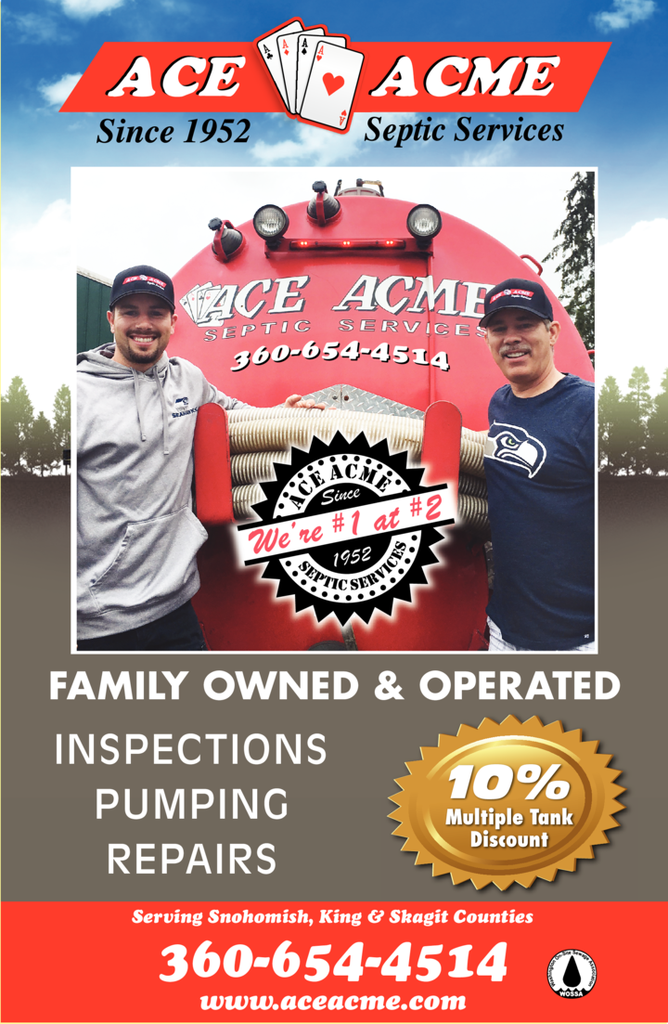 Print Ad of Ace Acme Septic Services