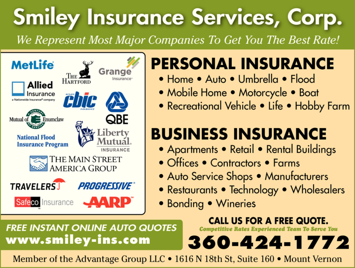 Print Ad of Smiley Insurance Services Corp