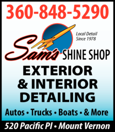 Print Ad of Sam's Shine Shop