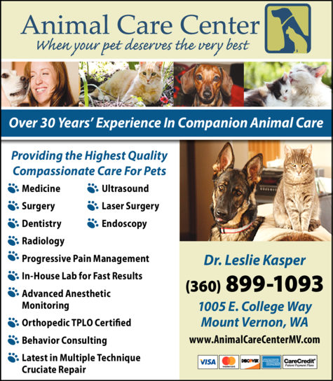 Print Ad of Animal Care Center