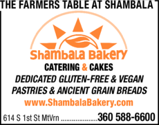 Print Ad of The Farmers Table At Shambala
