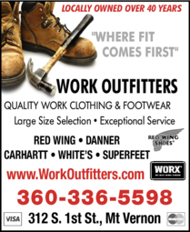 Print Ad of Work Outfitters