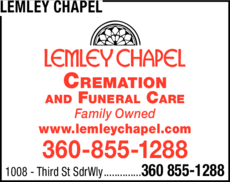 Print Ad of Lemley Chapel