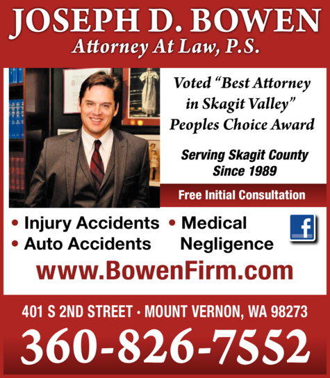 Print Ad of Bowen Joseph D Attorney At Law Ps