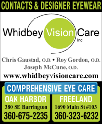 Print Ad of Whidbey Vision Care