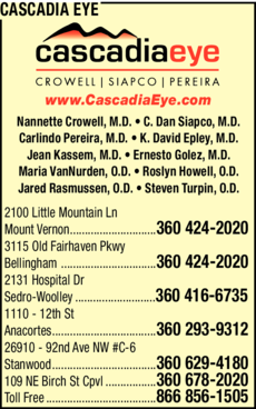 Print Ad of Cascadia Eye