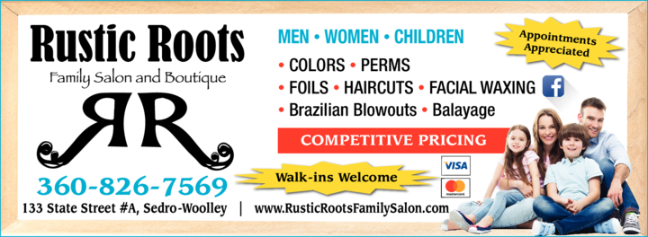 Print Ad of Rustic Roots Family Salon & Boutique