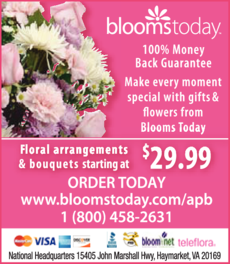 Print Ad of Blooms Today 