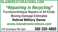 Print Ad of Islandrestorations.Com