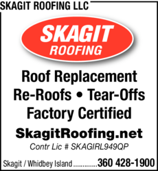 Print Ad of Skagit Roofing Llc