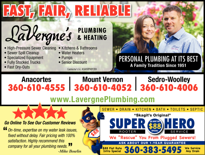 Print Ad of Lavergne's Plumbing & Heating