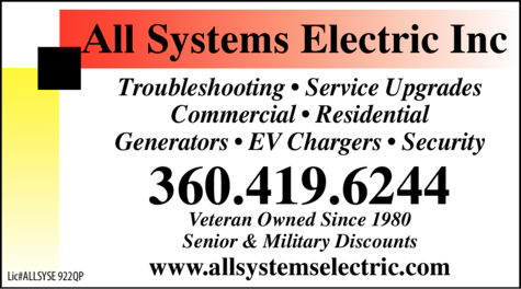 Print Ad of All Systems Electric Inc