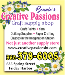 Print Ad of Bonnie's Creative Passions Craft Supply Shop