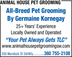 Print Ad of Animal House Pet Grooming