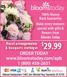 Print Ad of Blooms Today 