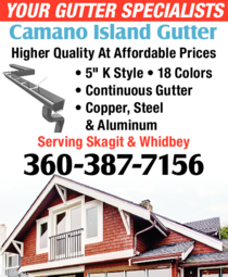 Print Ad of Camano Island Gutter